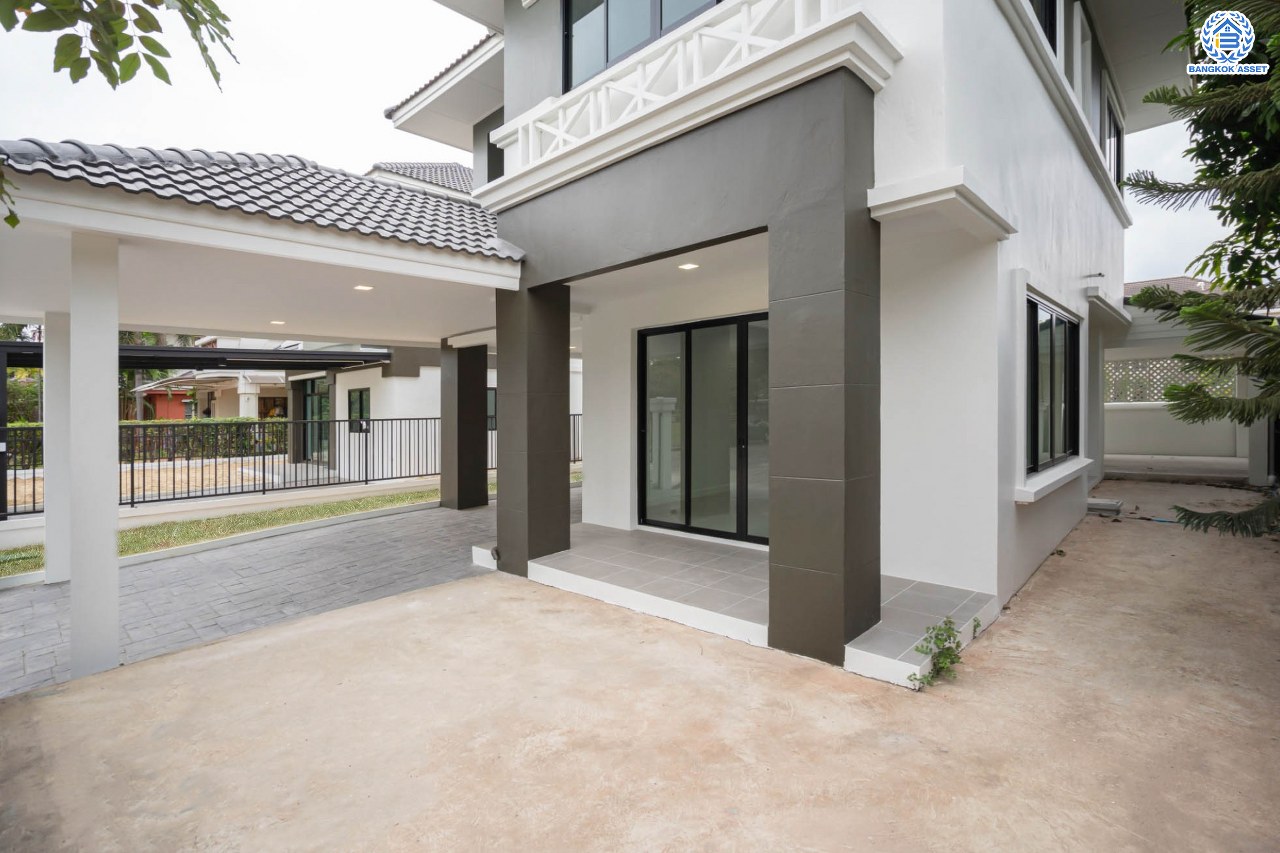 บ้านมือสองตกแต่งใหม่ แบรนด์ LH โครงการ ชัยพฤกษ์ บางบัวทอง หลังใหญ่ วิวสวนสาธารณะ เนื้อที่ 55.5 ตร.ว. ฟังก์ชัน 3 ห้องนอน 3 ห้องน้ำ 1 ห้องแม่บ้าน จอดรถได้ 1 คัน พร้อม Facilities ครบครัน บนทำเลเดินทางสะดวก ติดถนนบางกรวย-ไทรน้อย ใกล้เซ็นทรัลเวสต์เกต และรถไฟฟ้าสายสีม่วง "สถานีบางพลู"